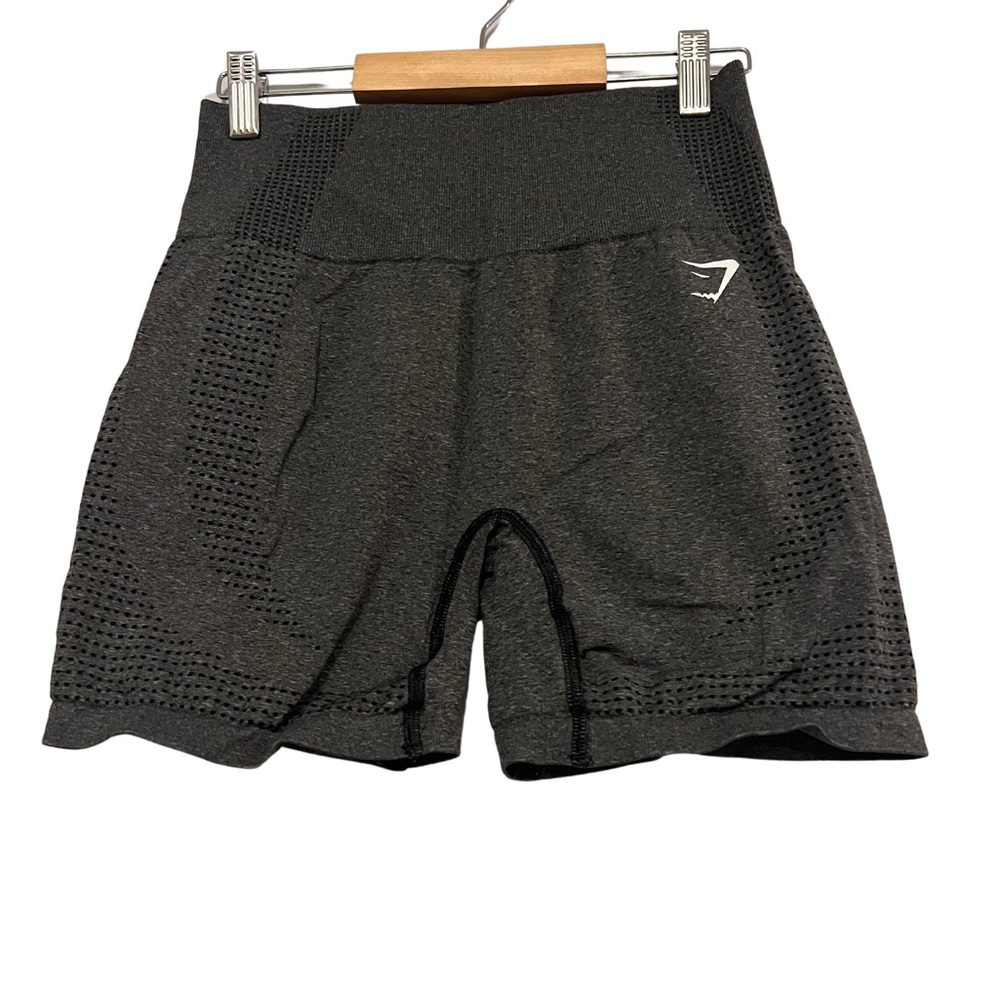 GYMSHARK VITAL SEAMLESS SHORTS - GREY MARL